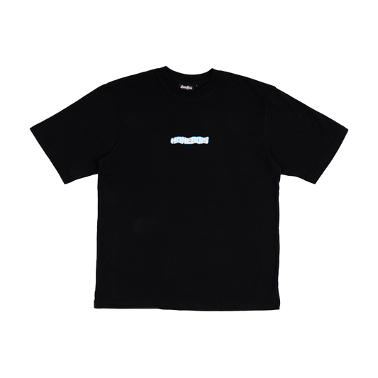 HOMEBOIS BLUR HALFTONE T-SHIRT [BLACK]