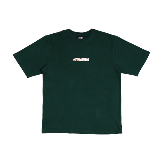 HOMEBOIS BLUR HALFTONE T-SHIRT [GREEN]